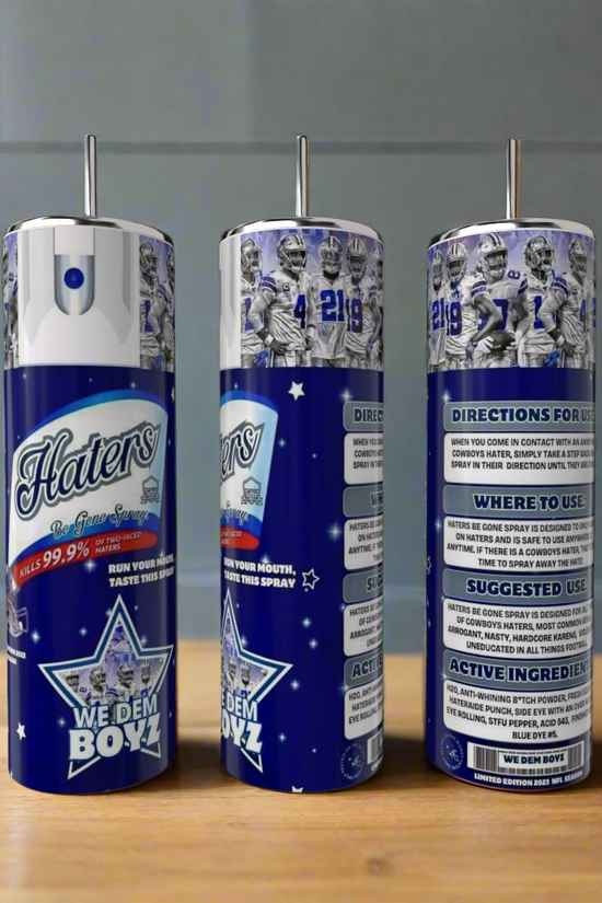 Cowboys  - 20oz Skinny Tumbler