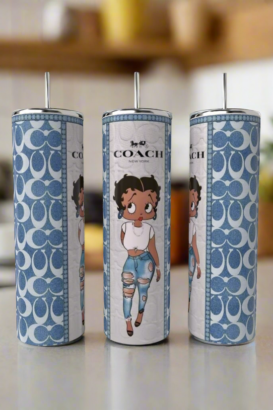 Betty Boop | Blue 20oz Tumbler