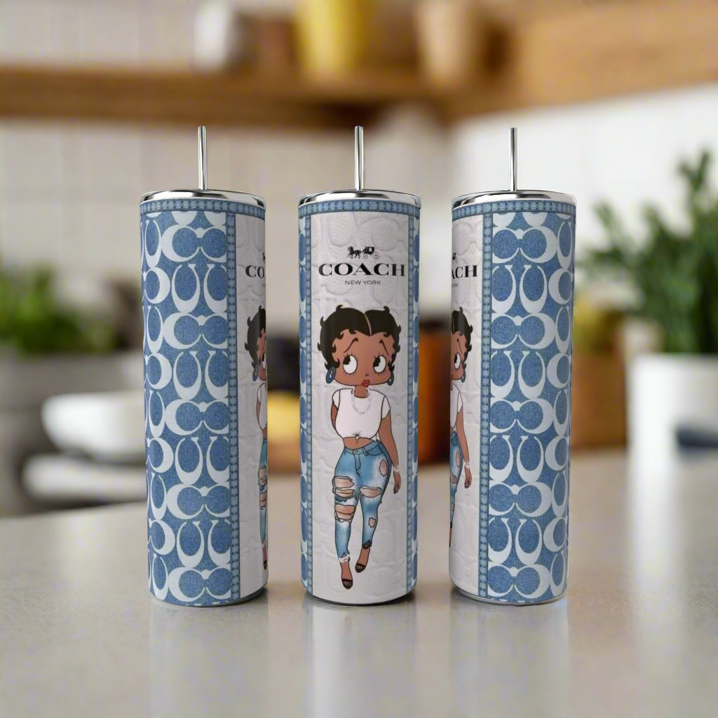 Betty Boop | Blue 20oz Tumbler
