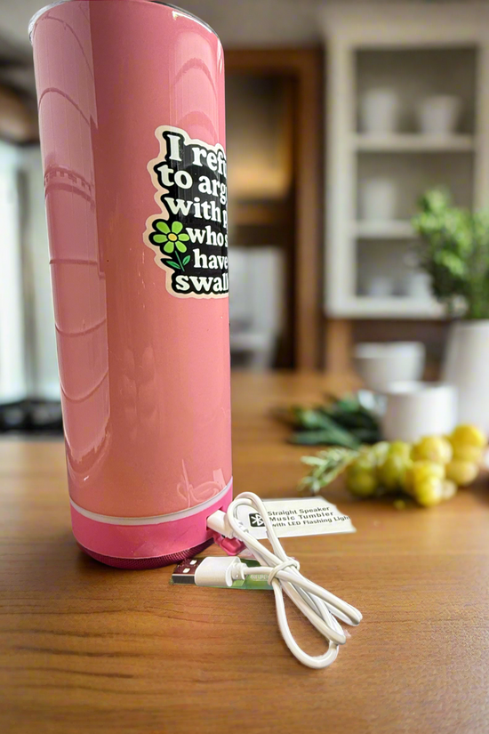Refuse To Argue 20oz Bluetooth Tumbler