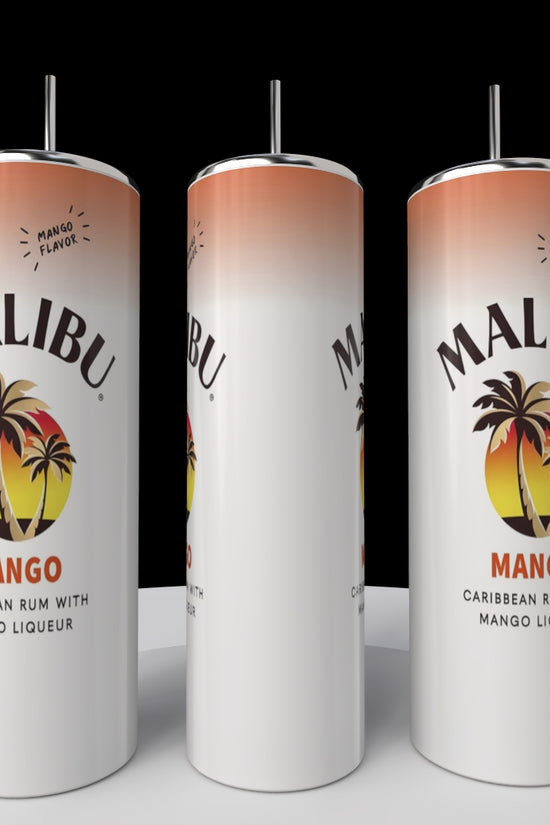 Malibu Double Sided 20oz Tumblers-add on Removable 3D Lid