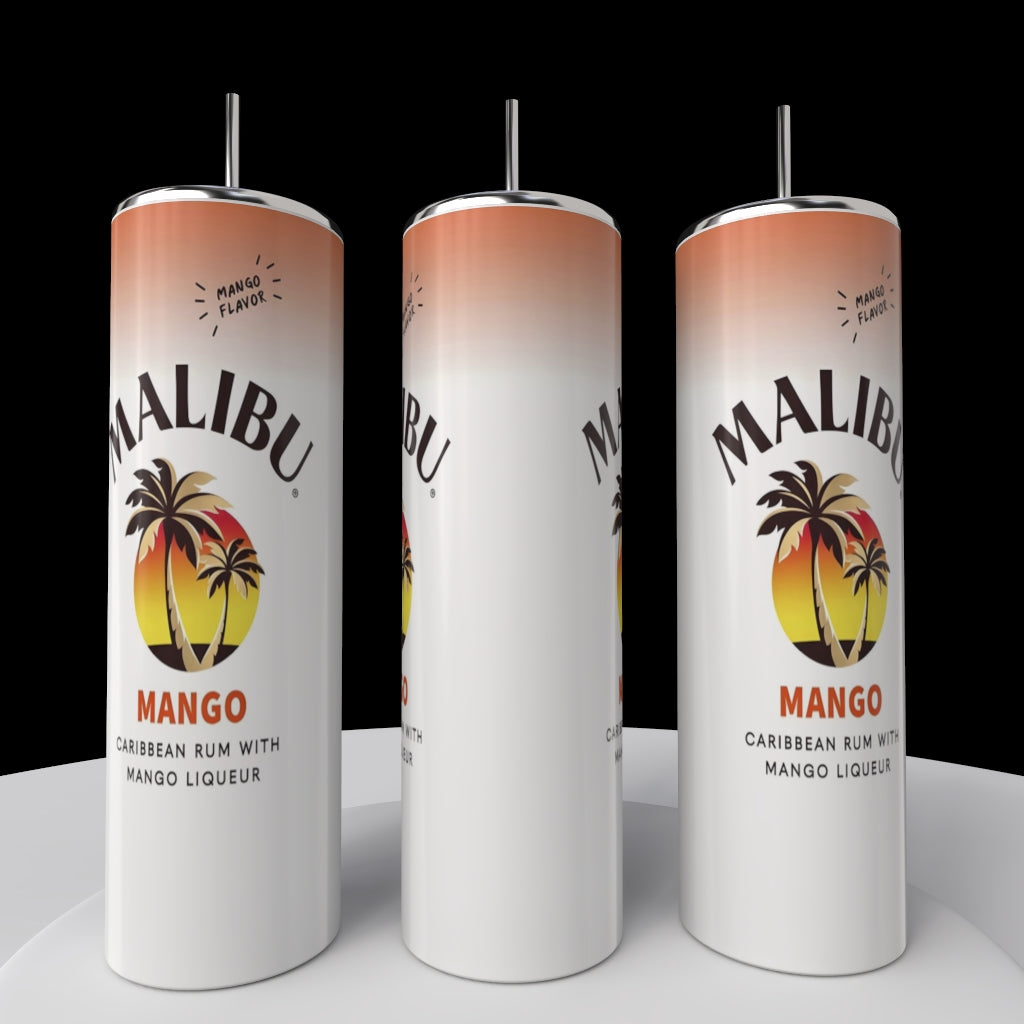 Malibu Double Sided 20oz Tumblers-add on Removable 3D Lid