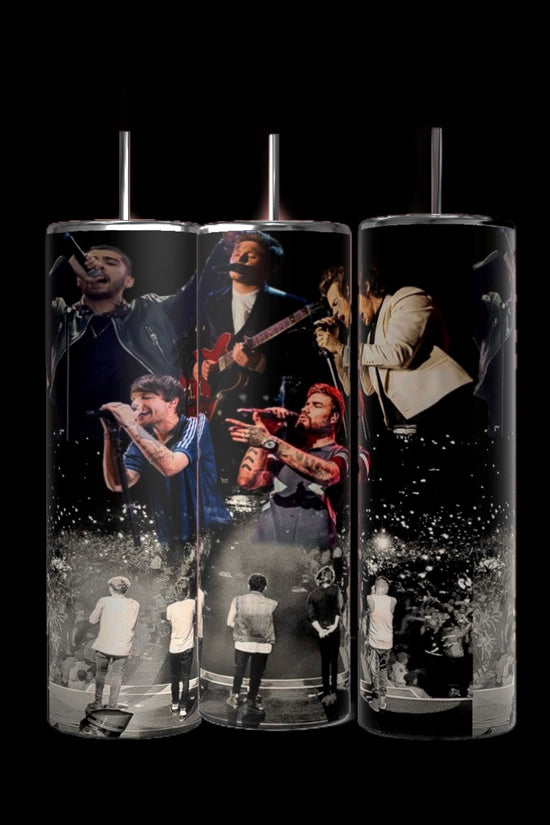 One Direction Collage 20oz Stainless Steel Tumbler