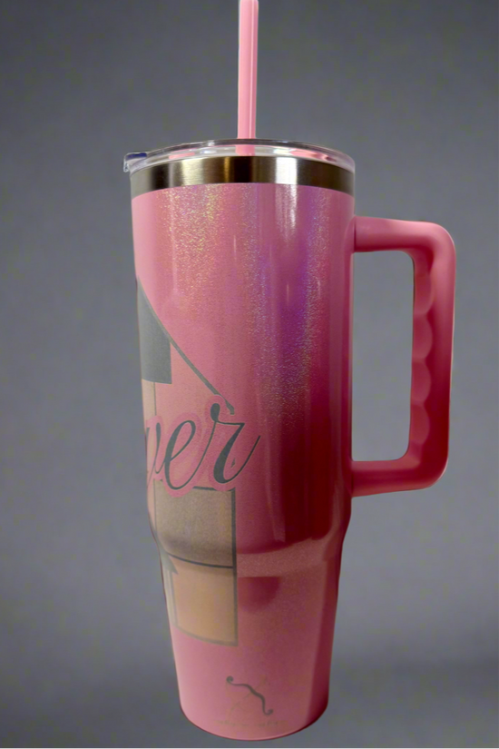 Lover House 40oz Taylor Swift Engraved Shimmer Tumbler