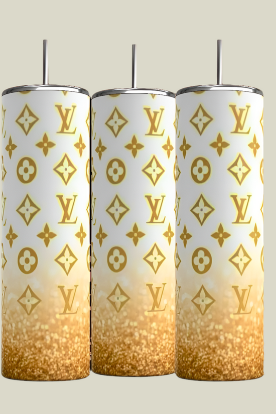 LV Gold Ombre | 20oz Skinny Tumbler