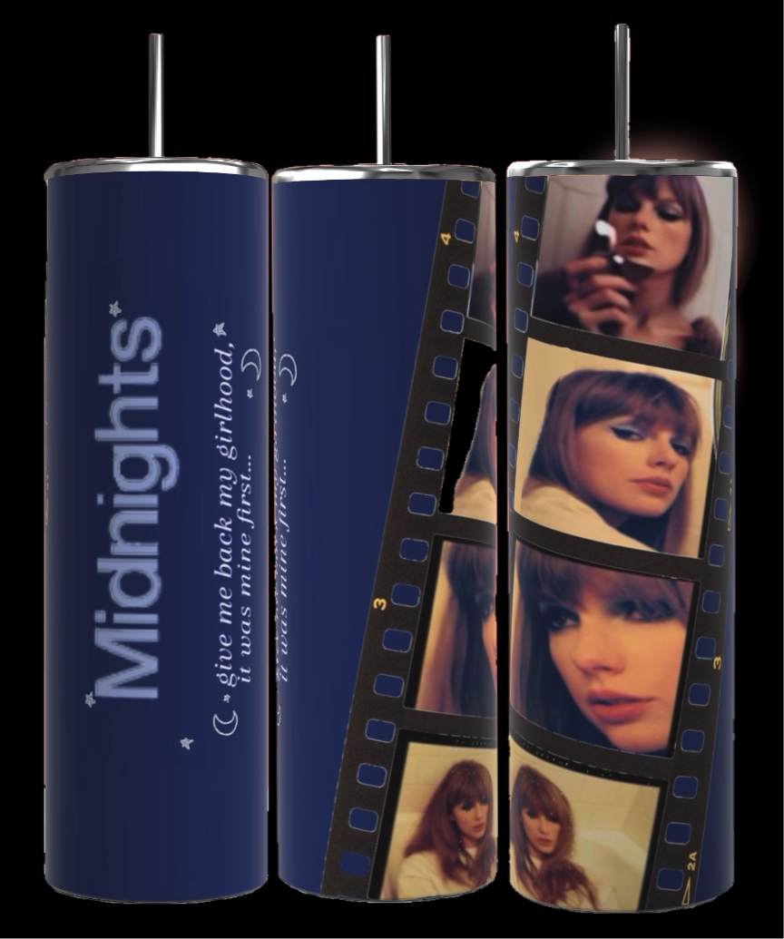 Eras Filmstrip Collage Custom Collection| Taylor Swift 20oz Tumbler!
