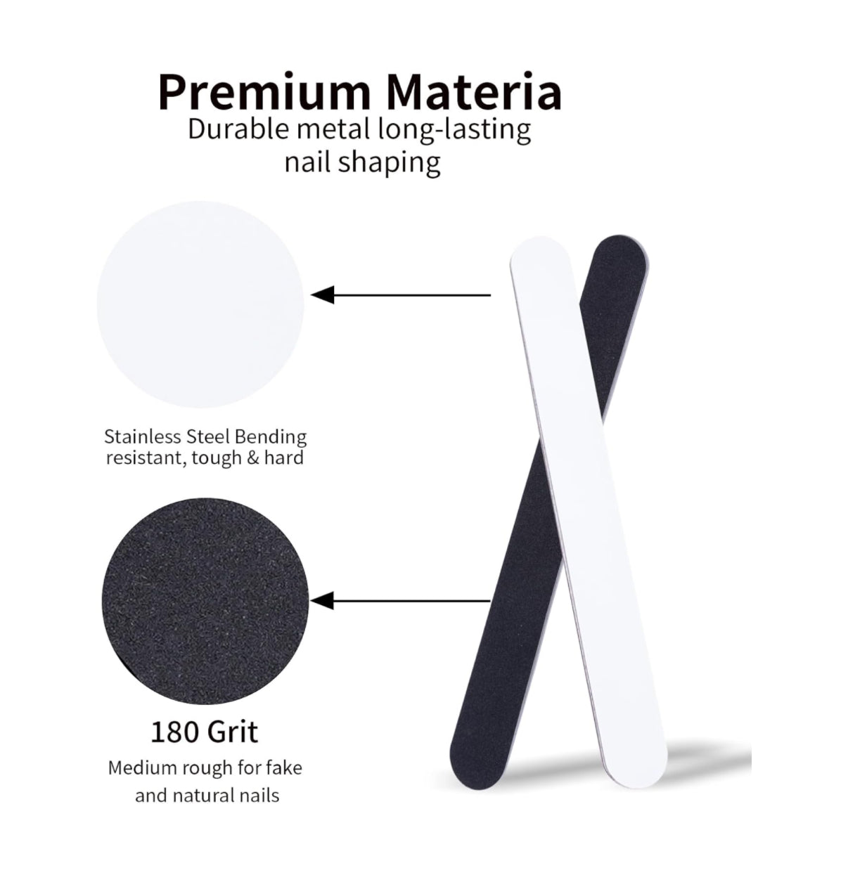Team Jeremiah 180 Grit Nail File