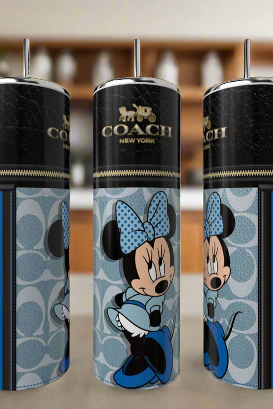 Minnie Mouse Coach Series 20oz Skinny Tumbler