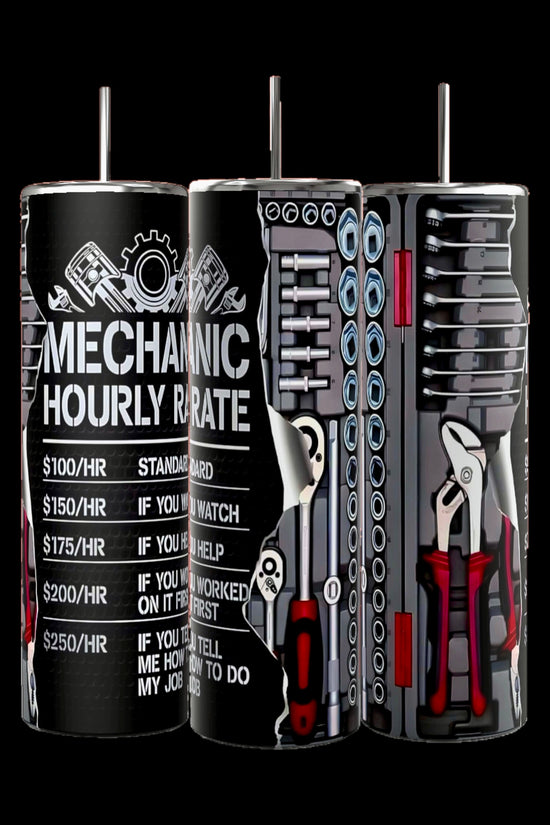 Mechanics Hourly Rate 20oz Tumbler
