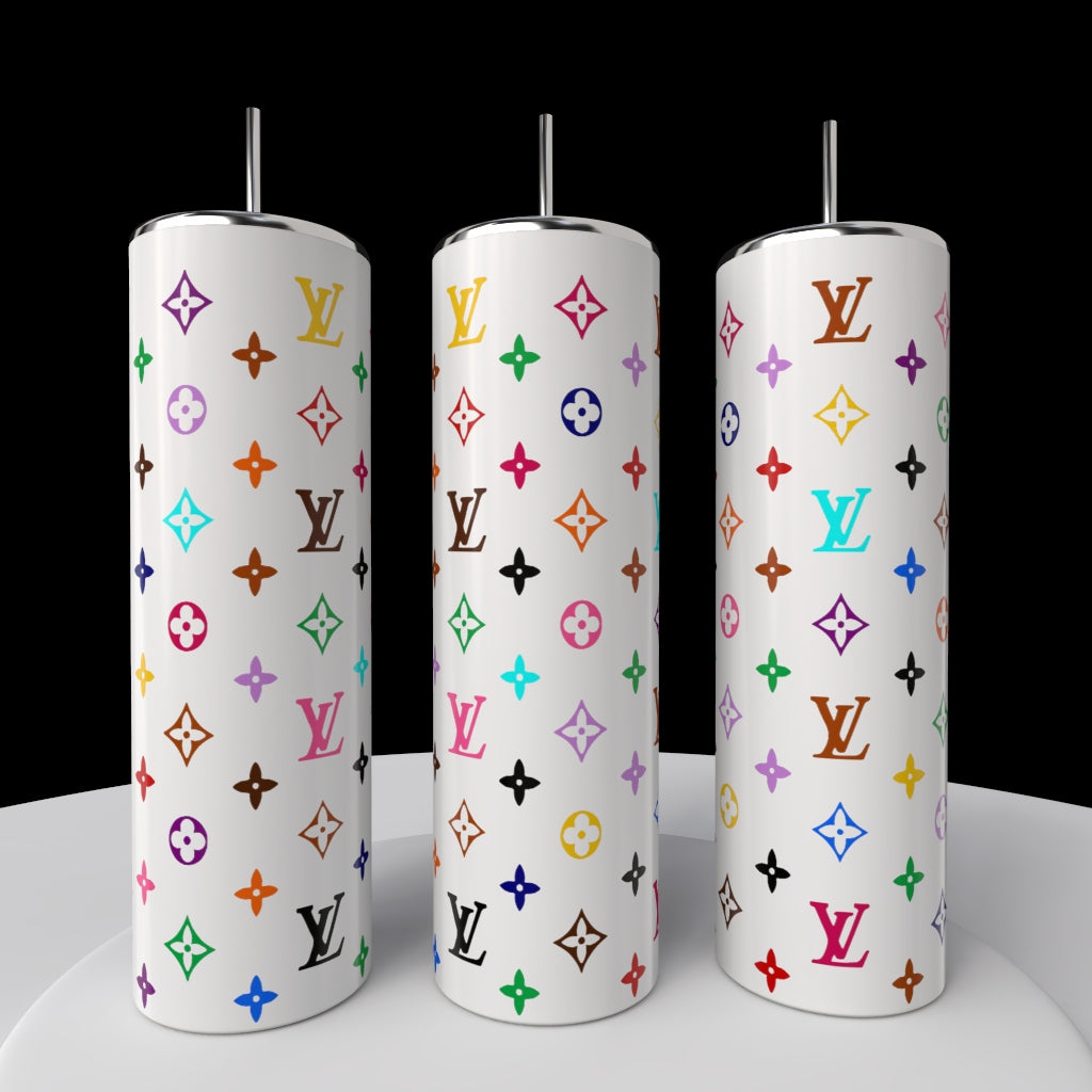 White LV Multicolor | 20oz Tumbler