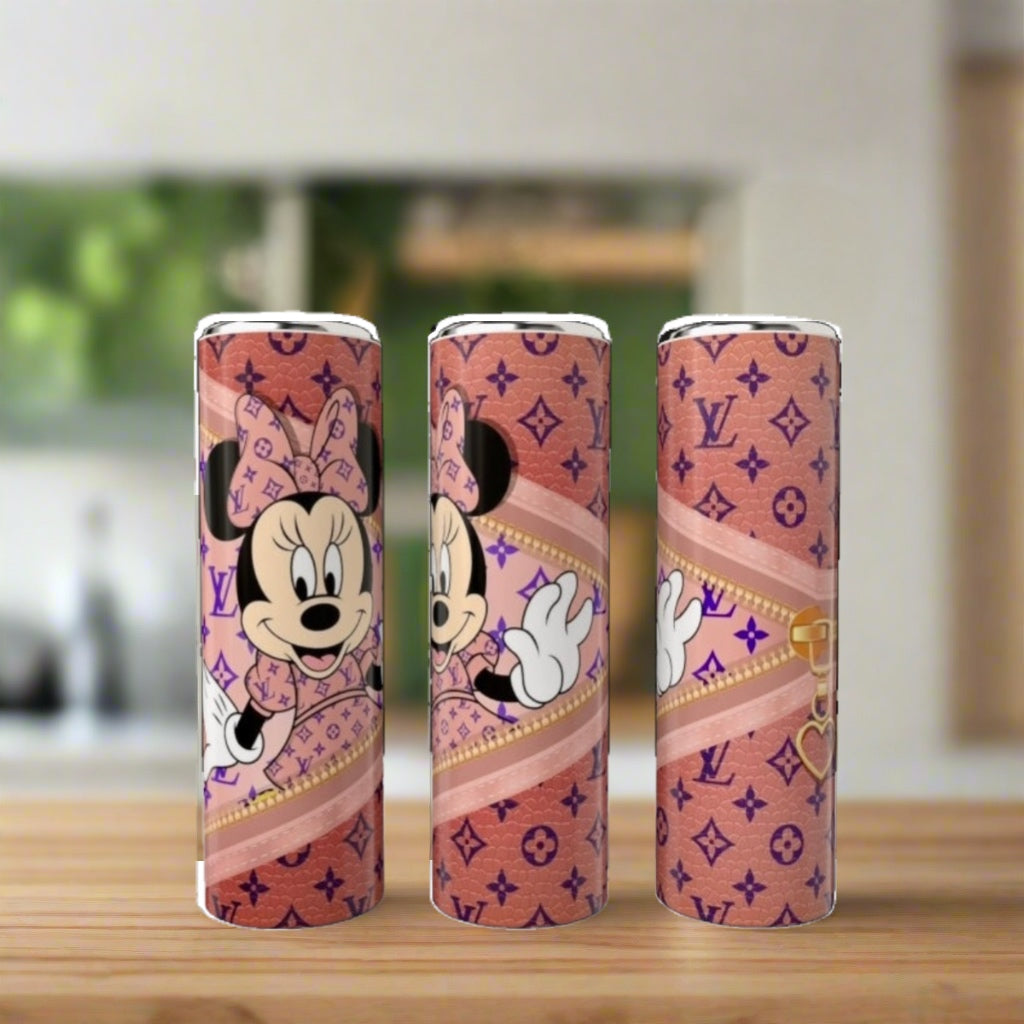 Minnie Mouse LV Peek-a-Boo Collection 20oz Skinny Tumbler