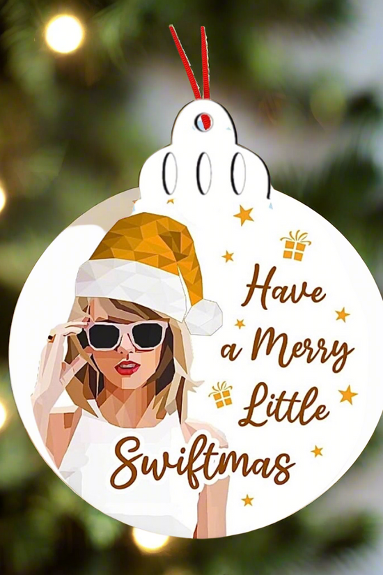 Happy Swiftmas Tree Ornament