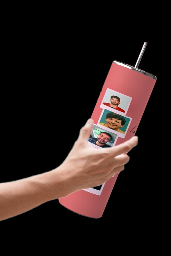 One Direction Pink 20oz Stainless Steel Tumbler
