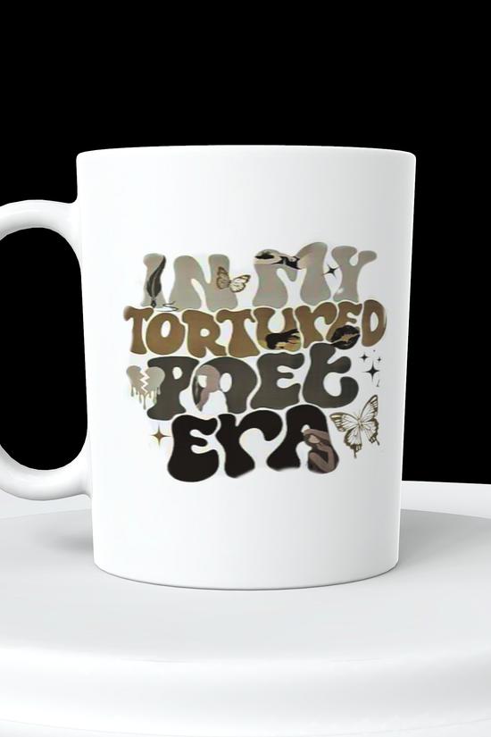 A distinctive design from Kreative Kreationz, the IN MY TTPD ERA Ceramic Mug boasts the text 