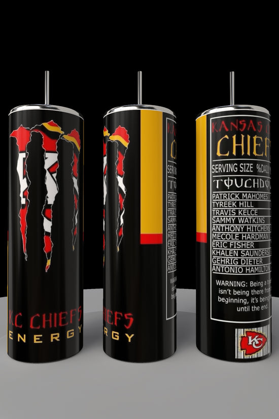 Kansas City Chiefs Monster | 20oz Skinny Tumbler