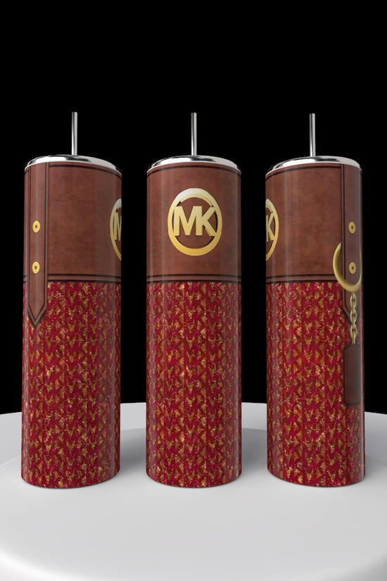 MK 20oz Tumbler | Brown/Red