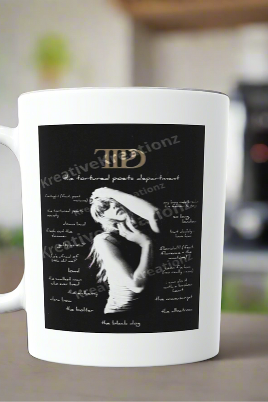 TTPD Black dogTaylor Swift SVG, DTF transfer, PNG, tumbler wrap | Template