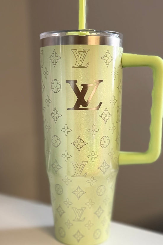 LV Engraved Shimmer Tumbler