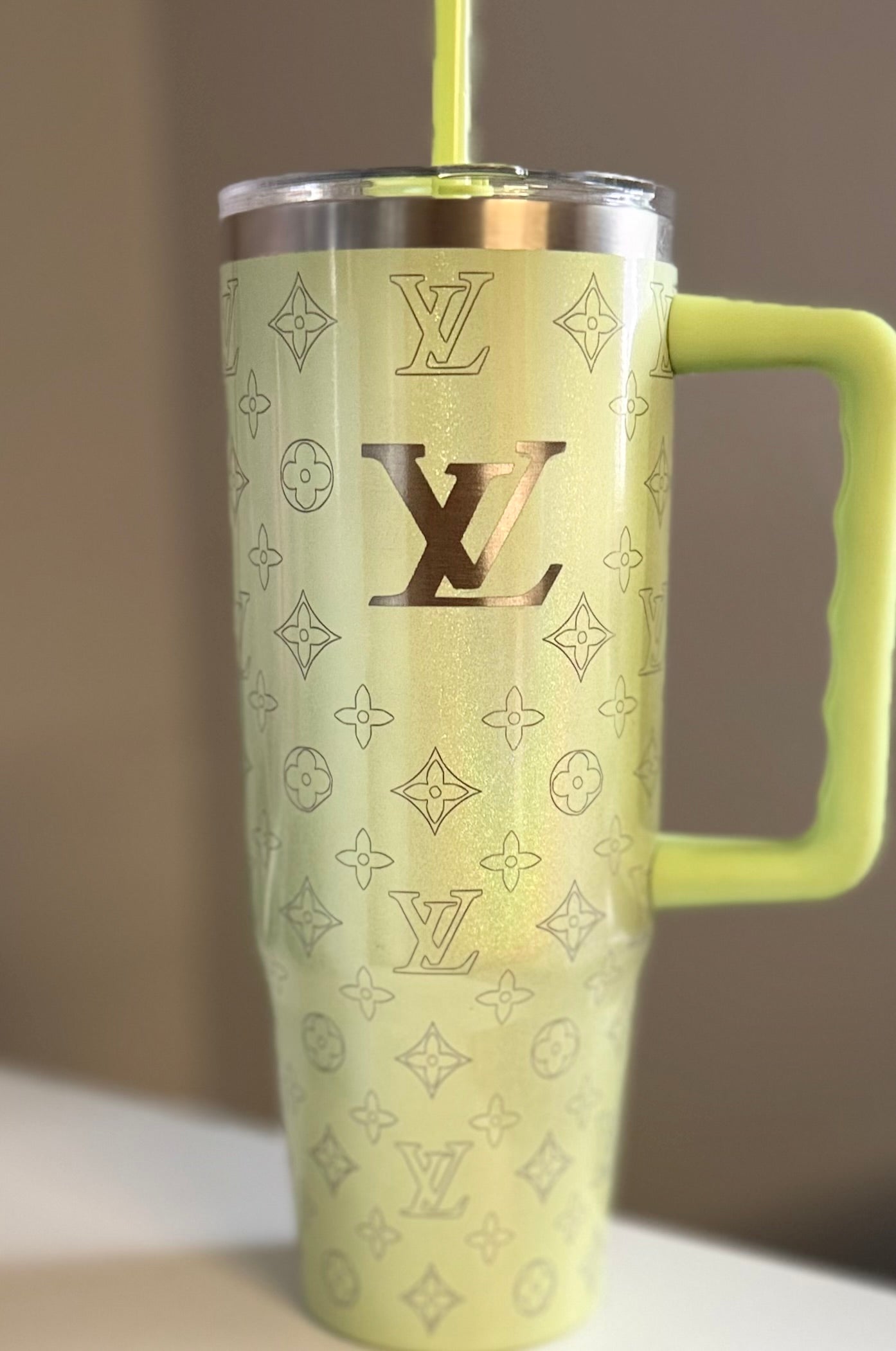 LV Engraved Shimmer Tumbler