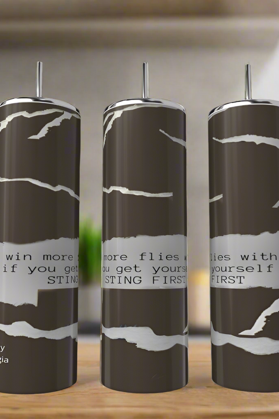 Three dark stainless steel 