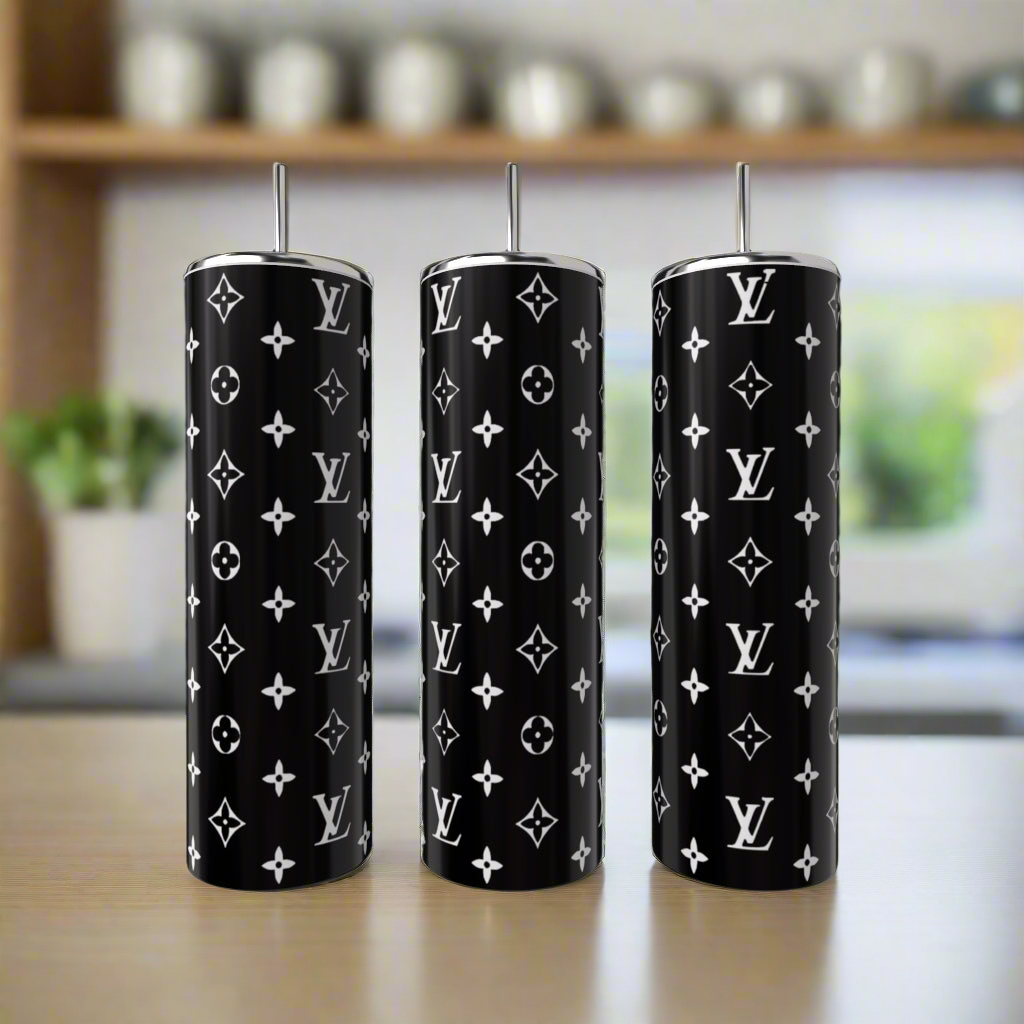 Black & White LV 20oz Tumbler