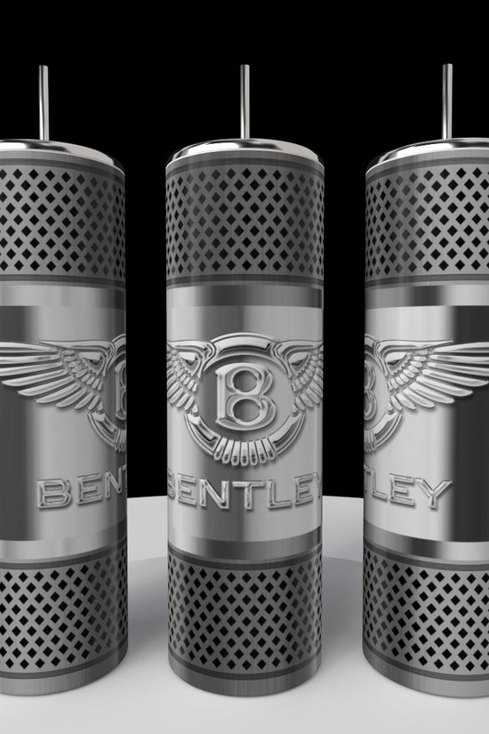 Car Enthusiast Silver Stainless Steel 20oz Tumbler