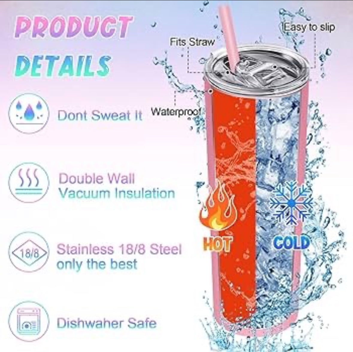 REP 20oz Skinny Tumbler