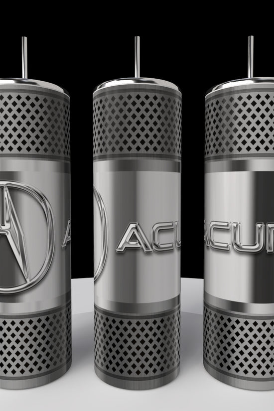 Car Enthusiast Silver Stainless Steel 20oz Tumbler