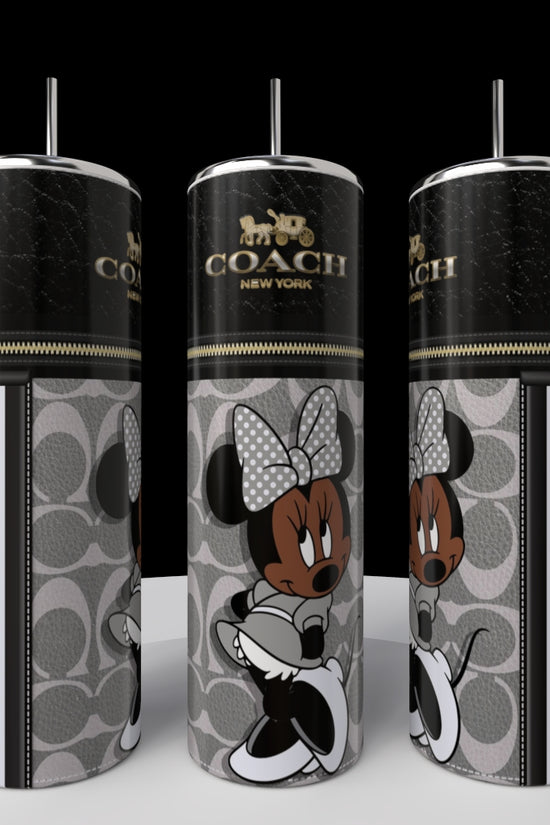 Minnie Mouse Coach Series 20oz Skinny Tumbler