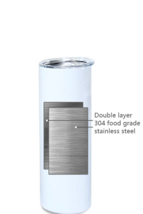 FENDI Black & Grey Modern 20oz Skinny Tumbler