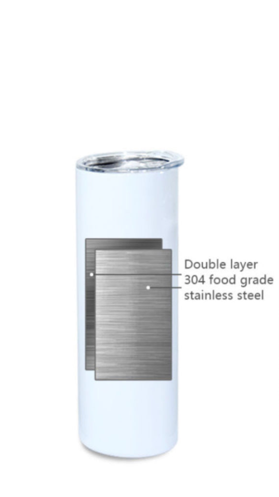 FENDI Black & Grey Modern 20oz Skinny Tumbler