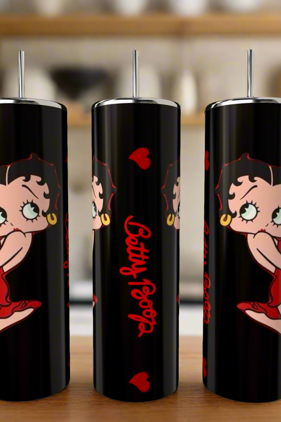 Betty B White 20oz Skinny Tumbler