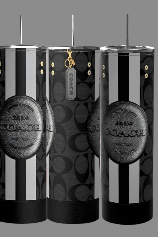 Coach Stripe 20oz Tumbler