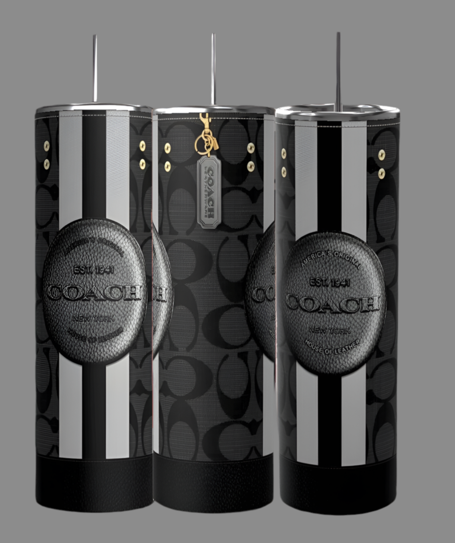 Coach Stripe 20oz Tumbler