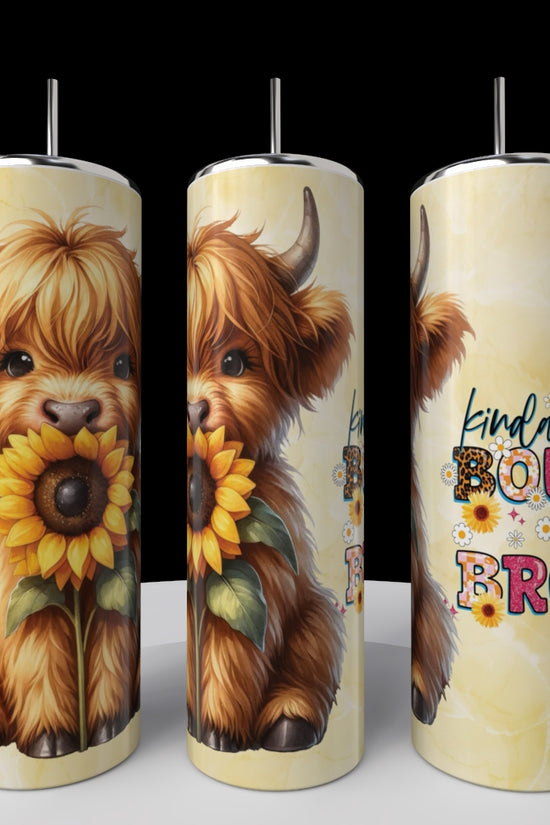 Kinda Boujee But Broke | Cow Collection |  20oz Tumbler