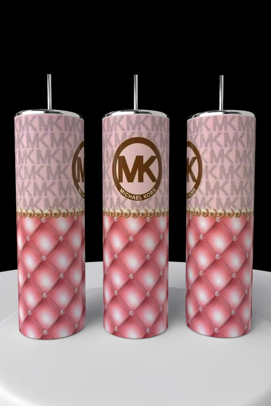 MK Pink| Gold 20oz Tumbler