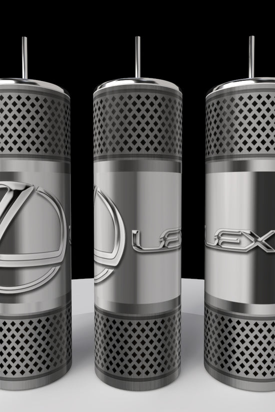 Car Enthusiast Silver Stainless Steel 20oz Tumbler