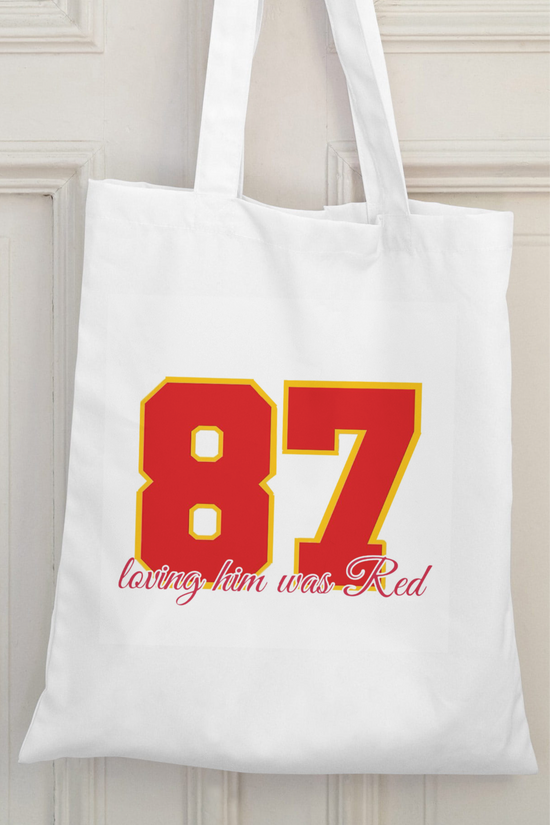 Collection of Taylor Swift and Travis Kelce Canvas Bags