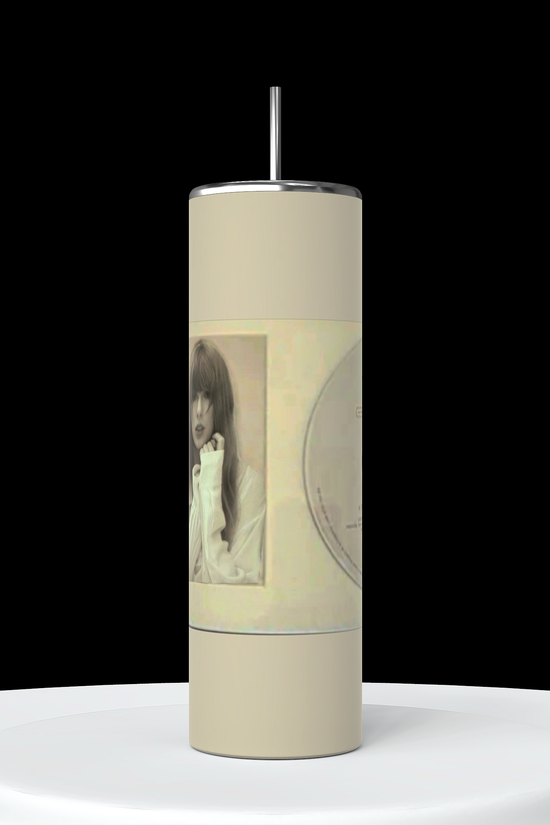 Three insulated, handmade Kreative Kreationz Michael Kors Design Inspired White and Brown 20oz Tumblers each boast a 20 oz capacity and an abstract design. Each tumbler features a white background with light gray 