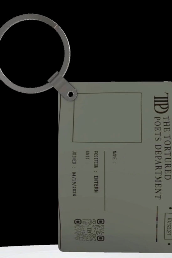 Personalized Members Only TTPD Keychain