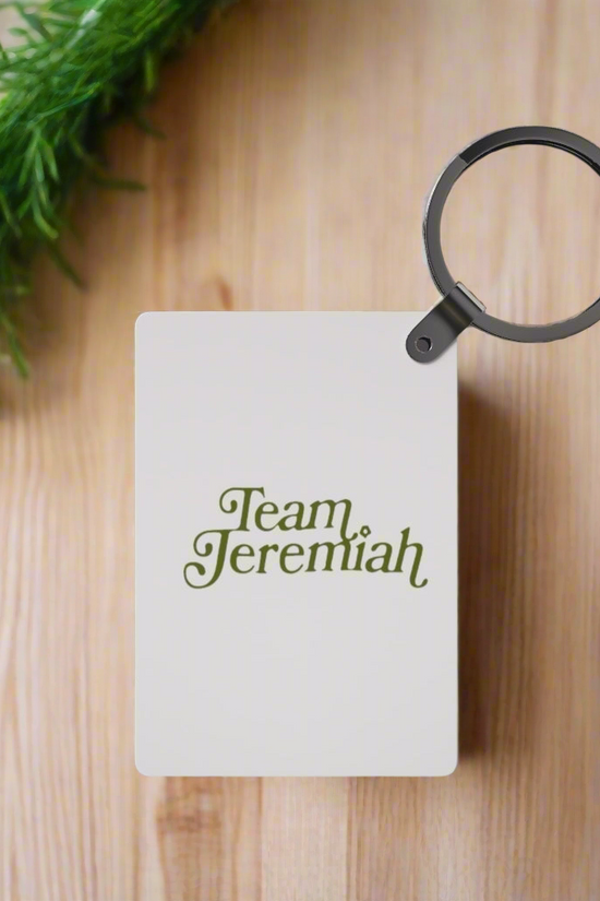 Team Jeremiah Inspired Keychain