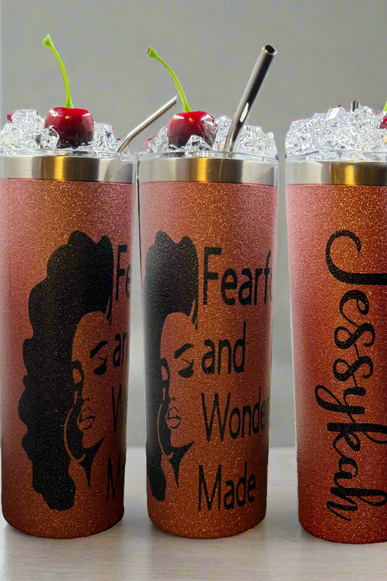 Custom 20oz Tumbler with 3D Lid Topper
