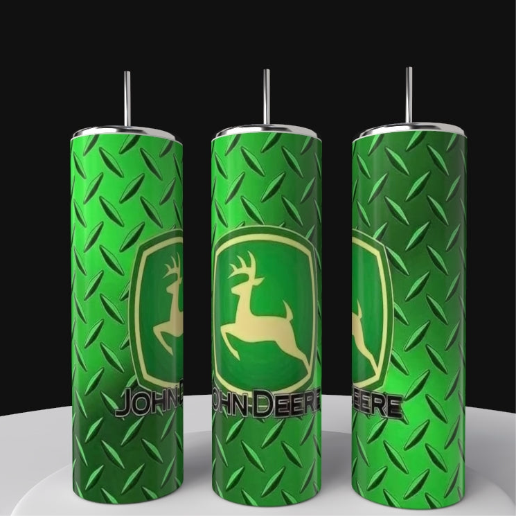 John Deere 20oz Skinny Tumbler