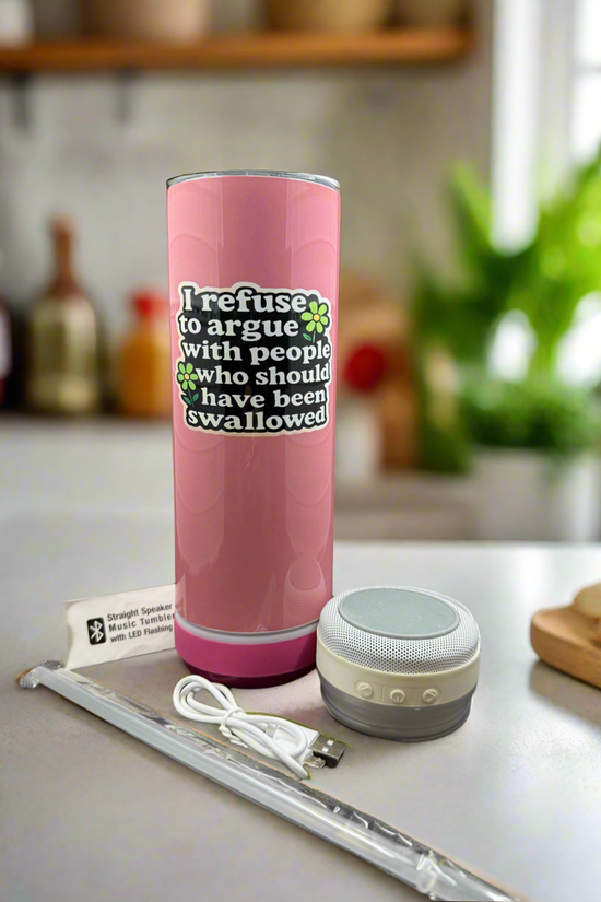 Refuse To Argue 20oz Bluetooth Tumbler