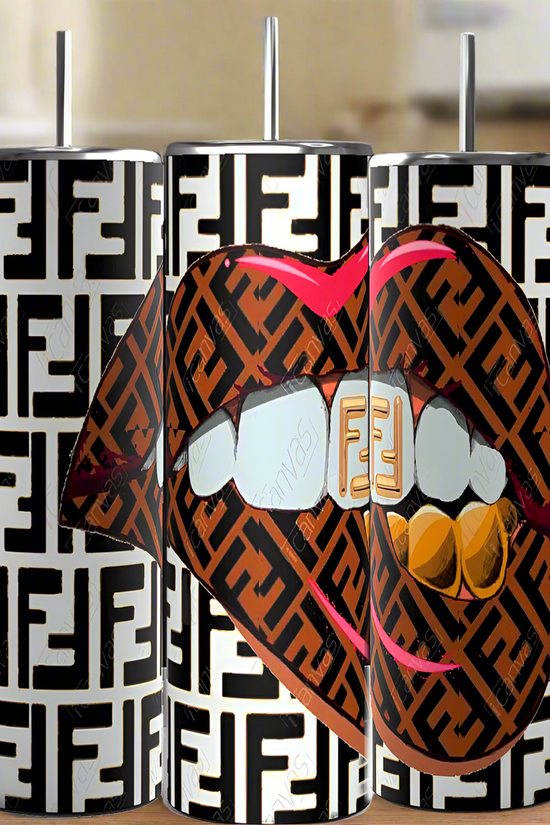 FENDI Lips 20oz Skinny Tumbler