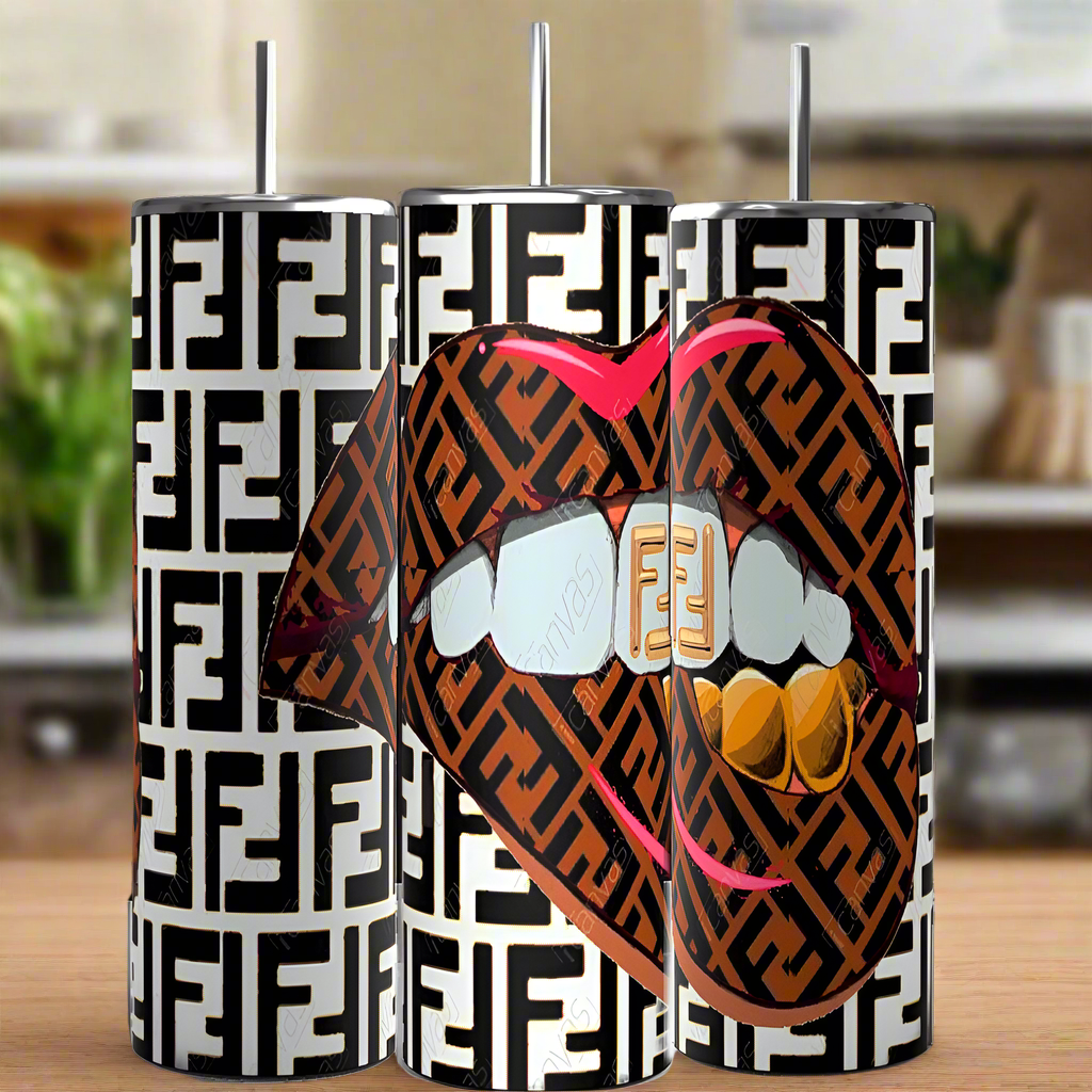 FENDI Lips 20oz Skinny Tumbler