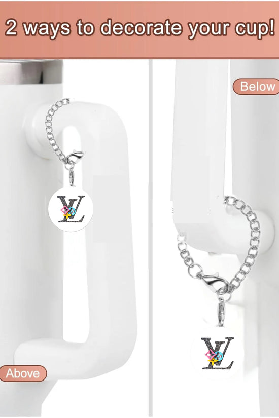 LV Charm Dangle | Cup Accessory