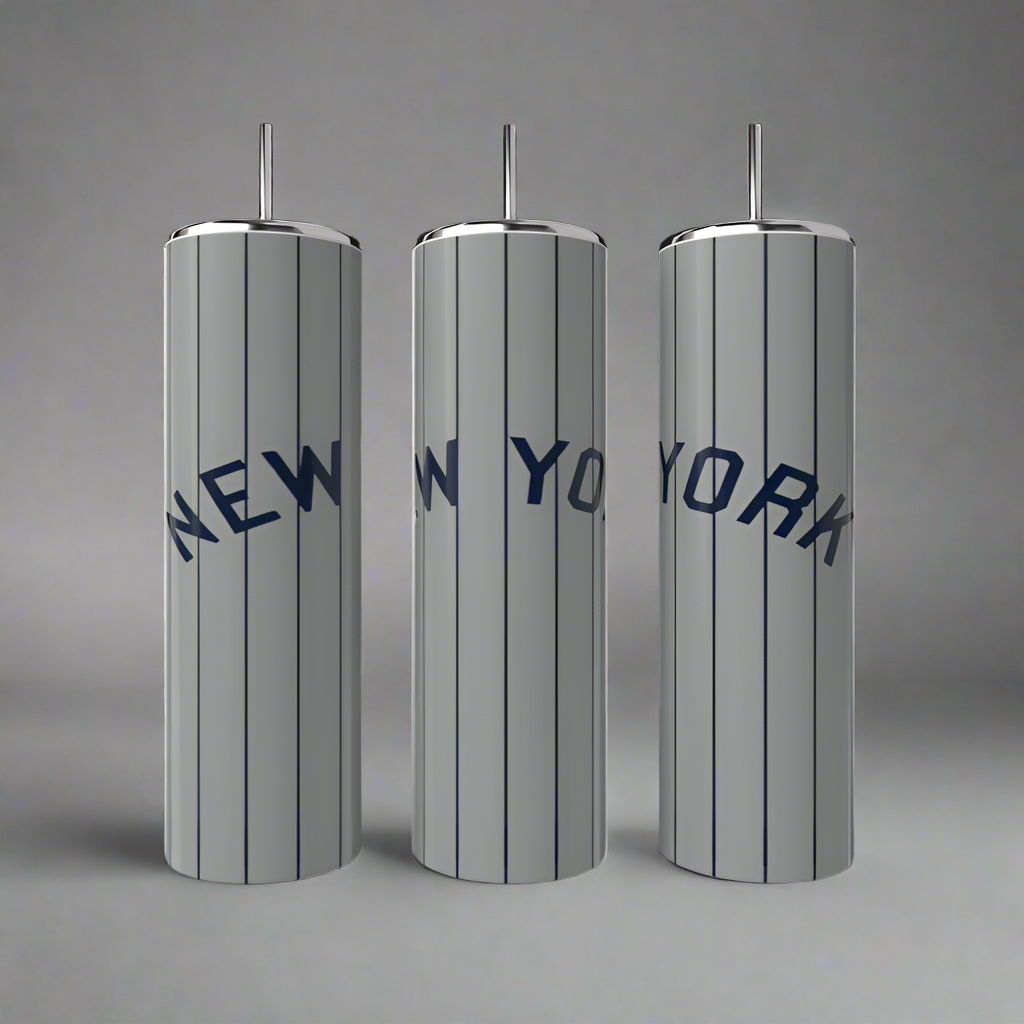 New York Yankees Grey 20oz Tumbler