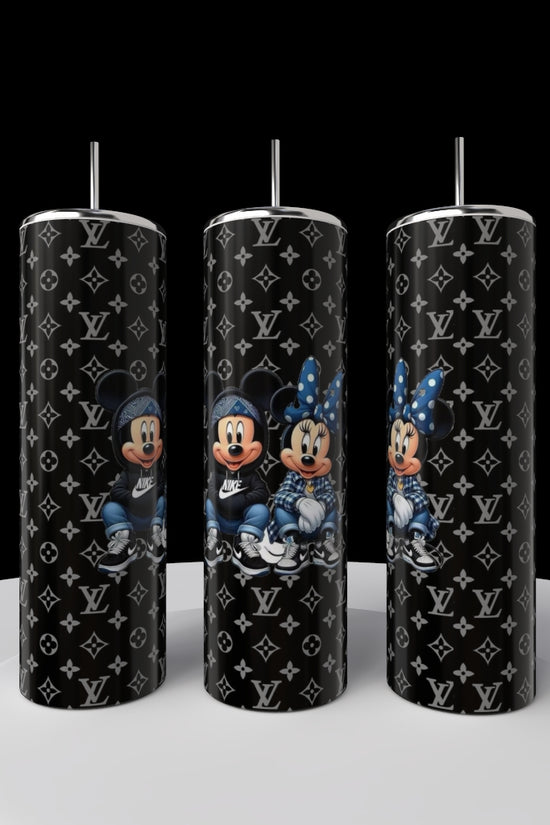 Mickey & Minnie Mouse LV Fashion 20oz Skinny Tumbler