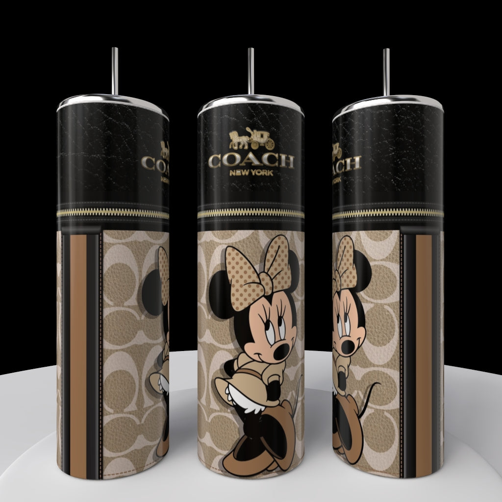 Minnie Mouse Coach Series 20oz Skinny Tumbler